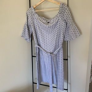 Off shoulders banana republic dress worn once